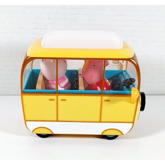 Peppa Pig Camper van & 2 Figures Toy Play Set - Picture 4 of 6